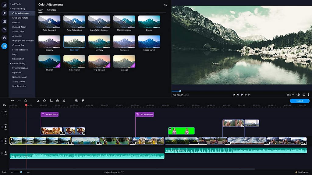 Movavi Video Editor Plus 2021 Screenshot