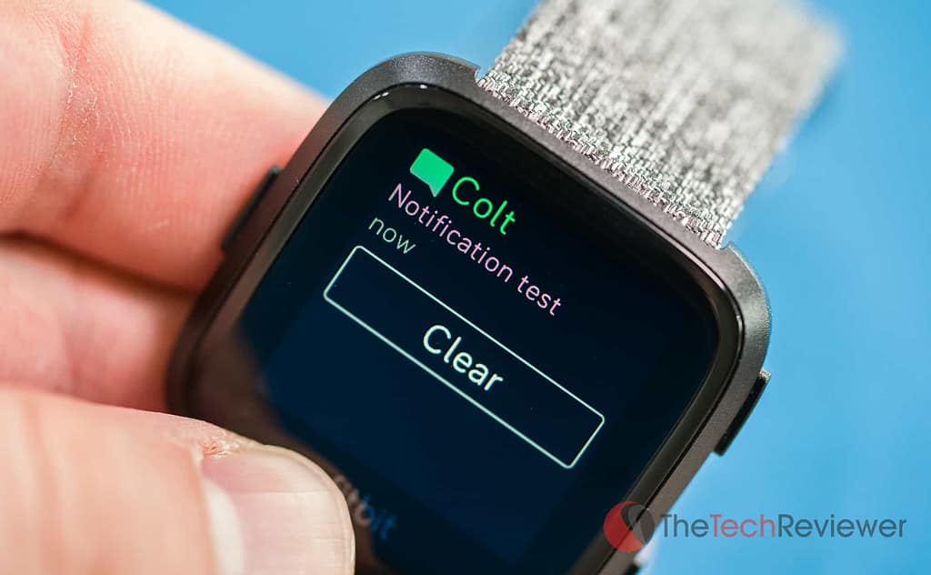 Fitbit Versa Text Notification
