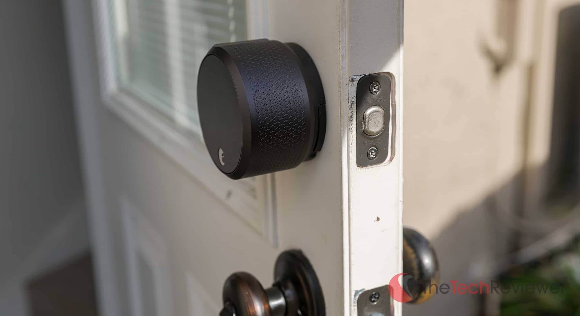 August Smart Lock Pro Thickness Side View
