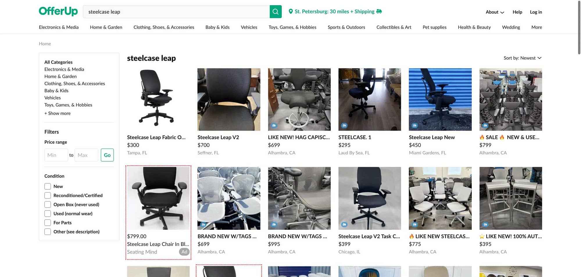 Steelcase Leap Offer Up Listings scaled