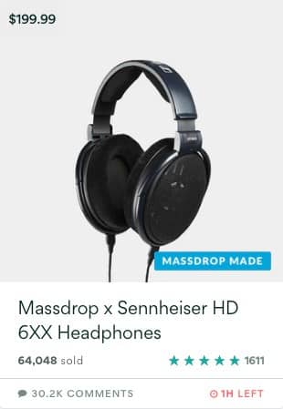 Massdrop X Sennheiser HD6xx