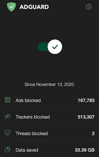 AdGuard Performance Statistics 1