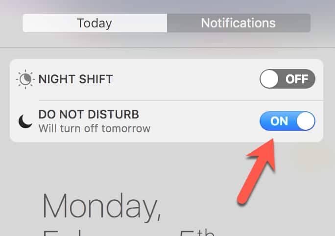 Do Not Disturb Mode On MacOS