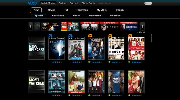 3 Places To Digitally Rent Movies Or TV Show Episodes Online