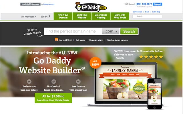 godaddy-homepage
