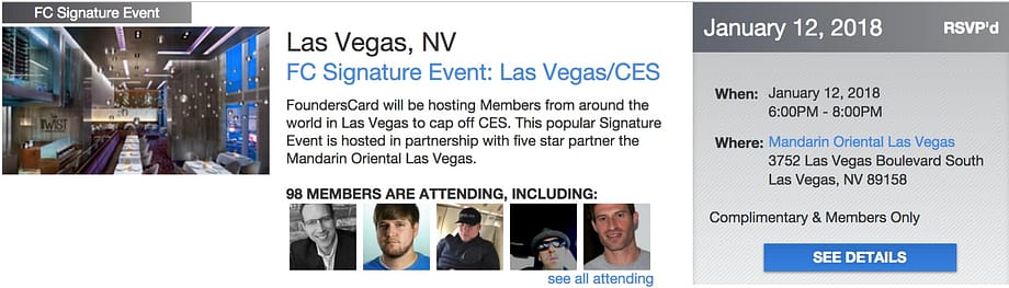 FC Signature Event CES Las Vegas 2018